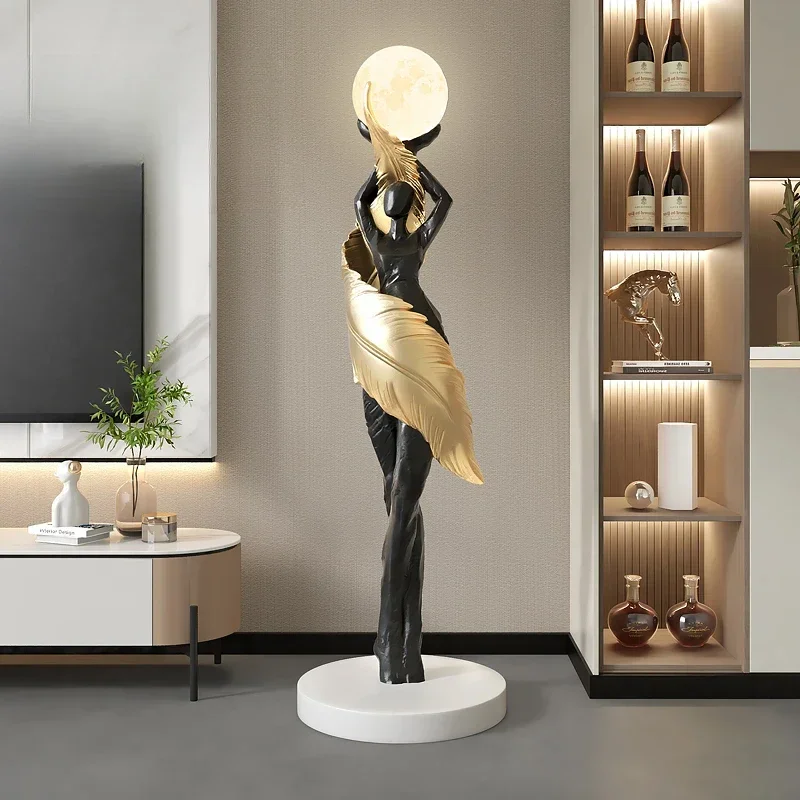 Abstract Sculpture Resin - Escultura de Arte Abstrata Moderna Portátil