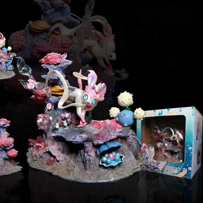 Home Decor Games - Figura GK Sylveon Shroomish Clamperl Fairy