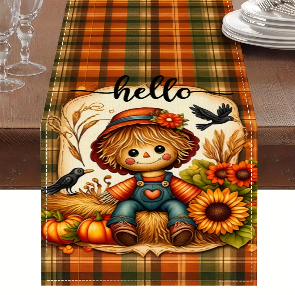 Home Decor Market - 1pc bandeira de mesa temática de
