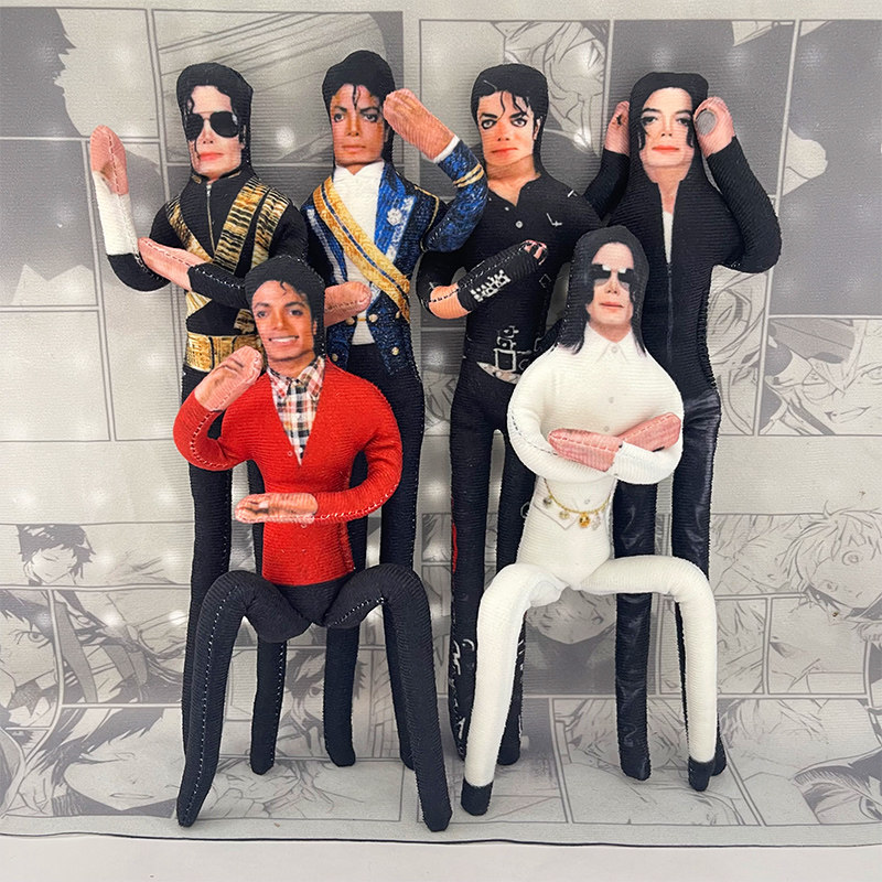 Home Decor Zen - Boneco de Pelúcia Articulado Michael Jackson: