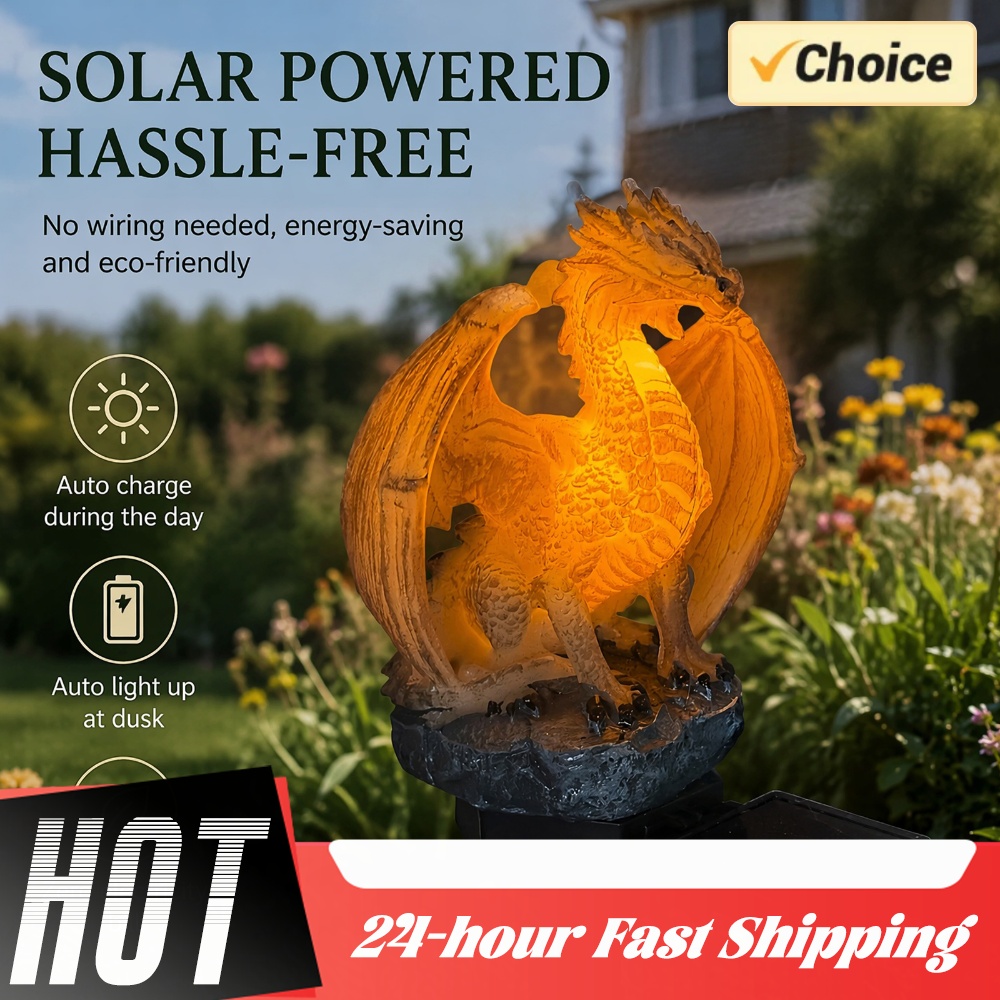 Home Decor Garden - Lâmpada Solar de Jardim em Forma