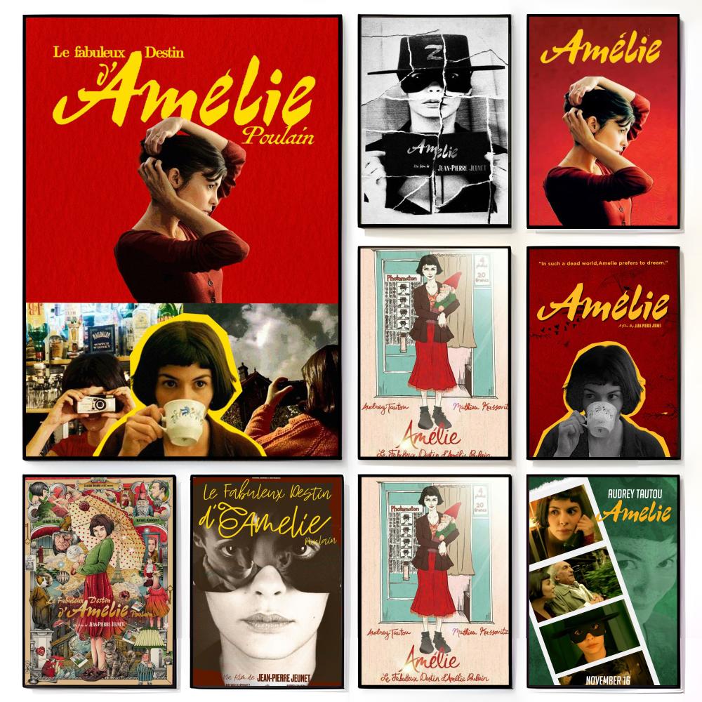 Home Decor Color Palettes - Pôster Artístico Colorido de Cinema Francês