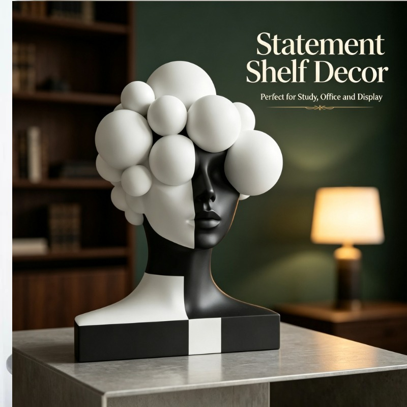 Abstract Sculpture Resin - Escultura Abstrata Moderna em Resina –