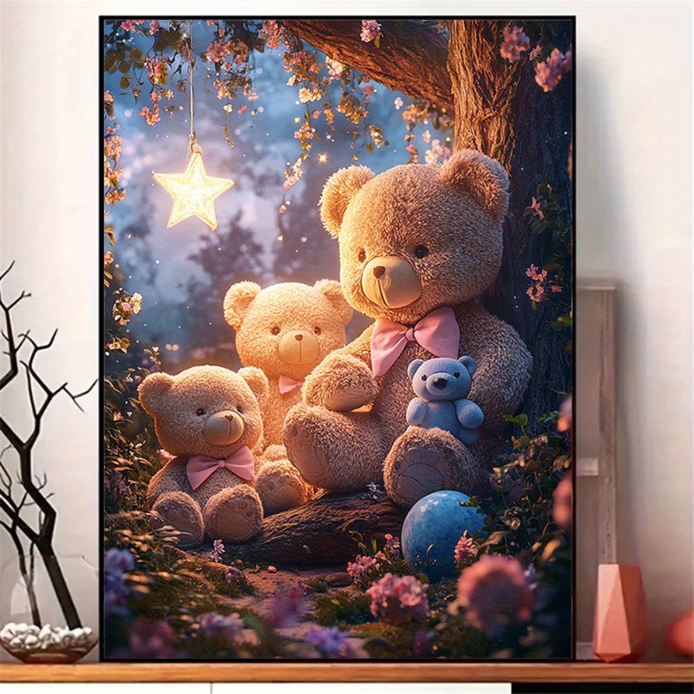 Home Decor Under 1000 - Quebra-Cabeça de Urso de Pelúcia Sob