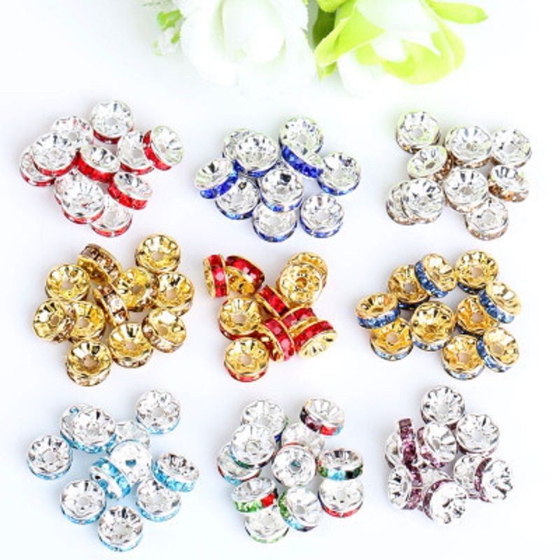 Home Decor On Wheels - Handmade Acessórios Diamante Anel Bead Cor