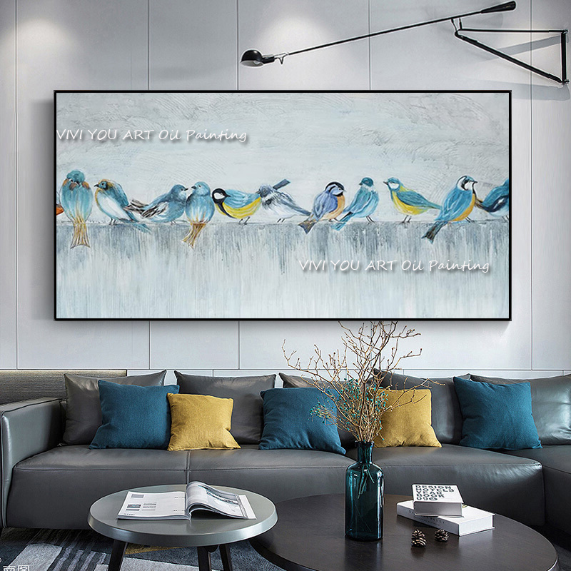 Home Decor Color Palettes - A abstrata artesanal grossa pintura a