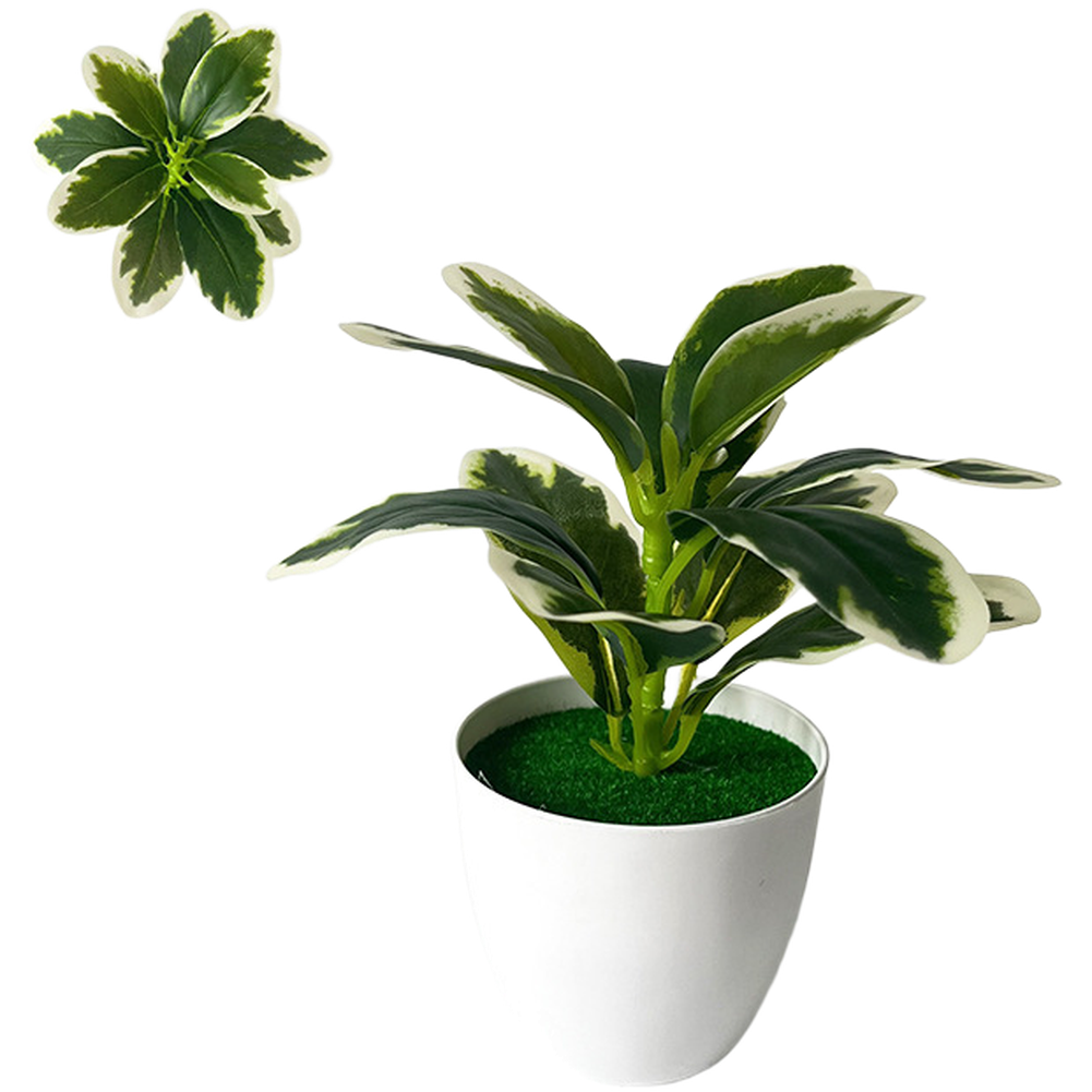 Home Decor Location - Planta Verde Artificial em Vaso Projetada