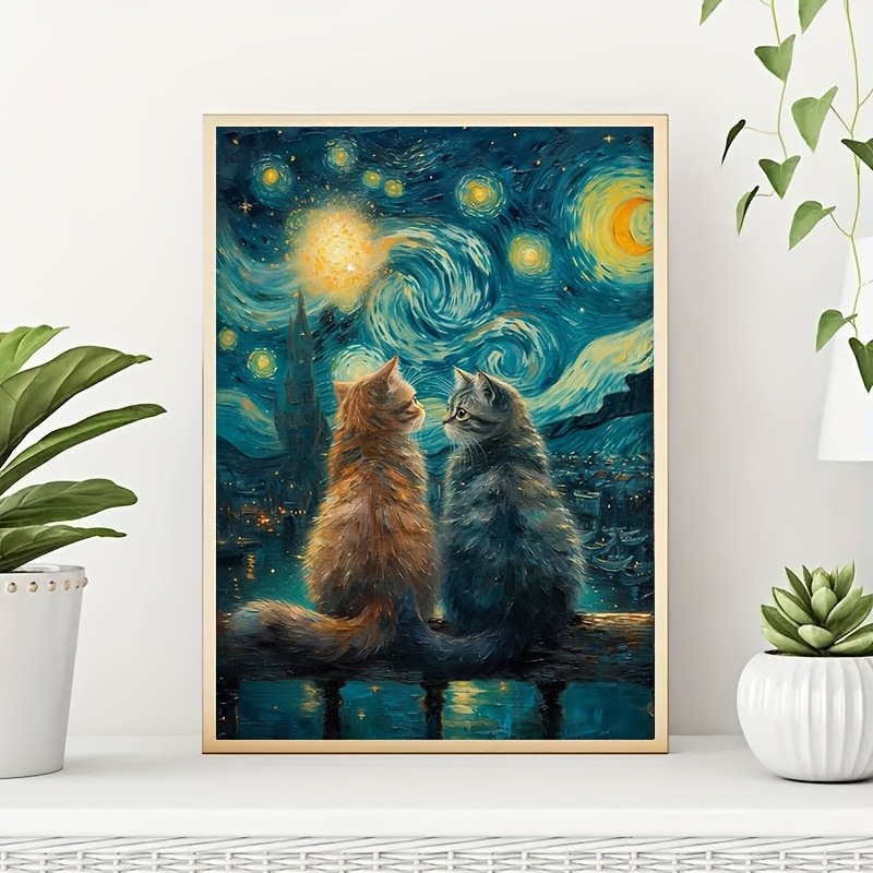 Home Decor Under 1000 - Quebra-cabeças para adultos, 500/1000/1200/2000 peças, gato