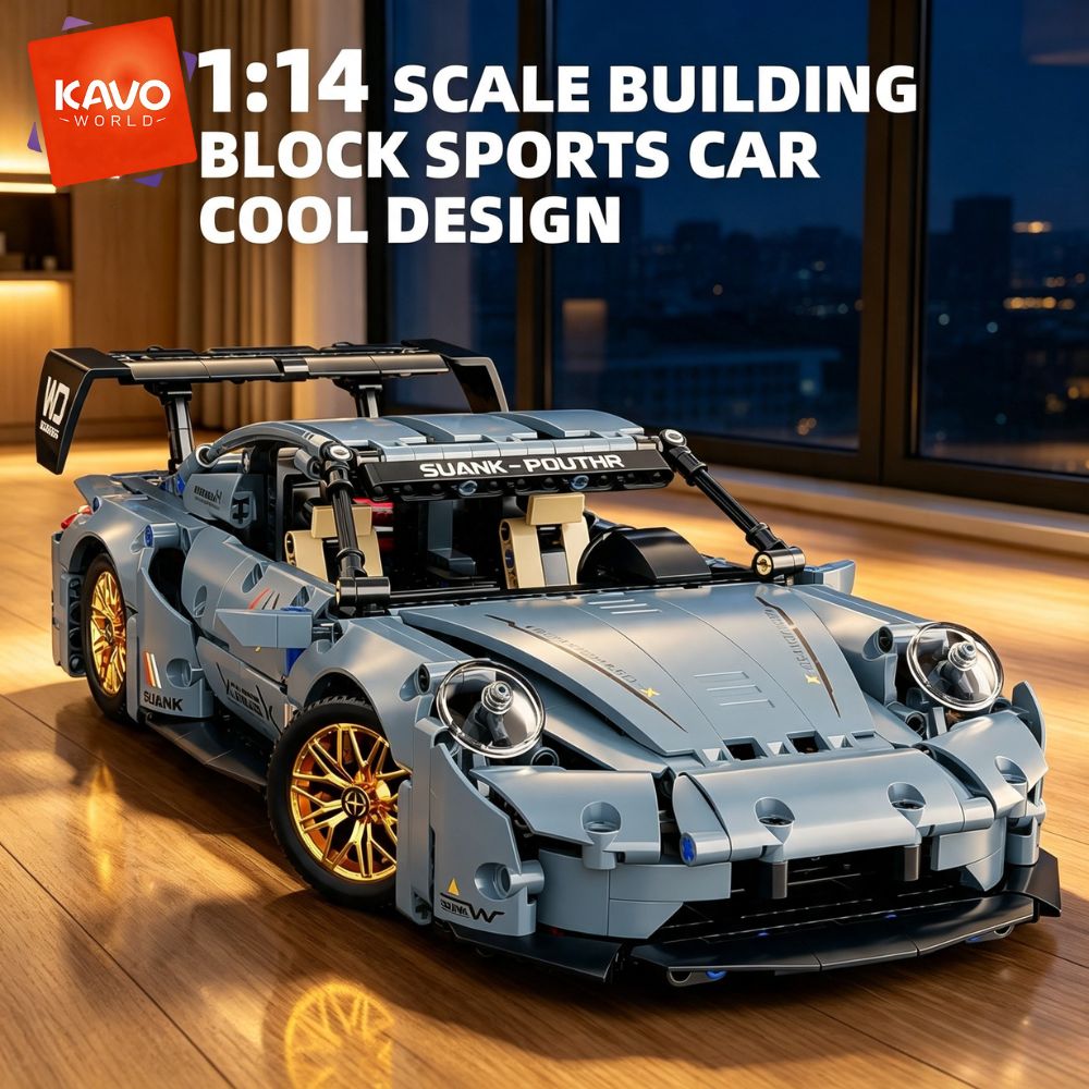 Home Decor On Wheels - KAVOWORLD 973 peças Brinquedos Incríveis Blocos