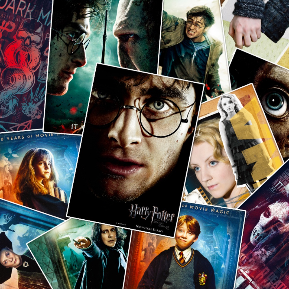 Home Decor Scrap - Pôster de Papel Genuíno Harry Potter