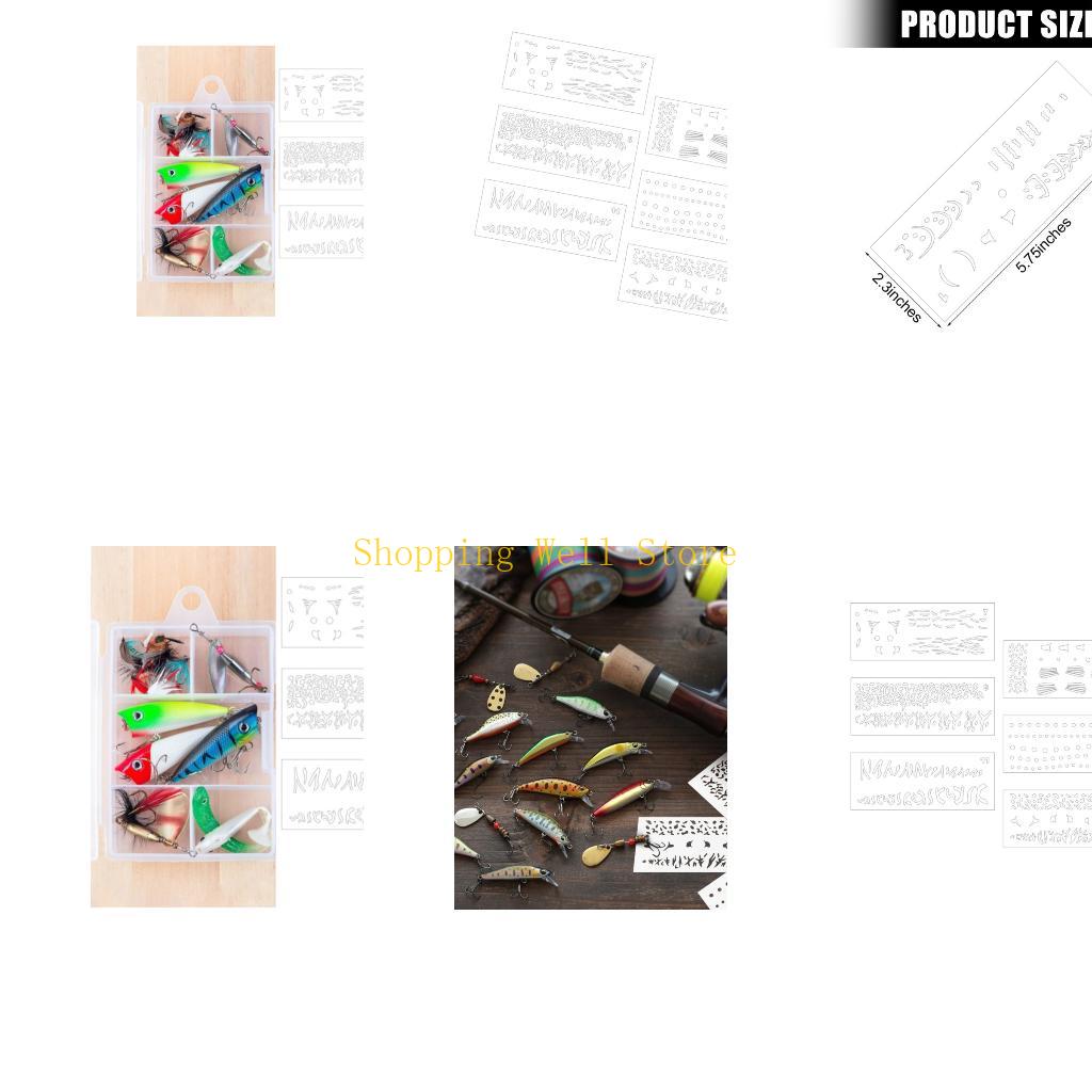 Home Decor Scrap - KX4B 6 unidades modelos pintura isca
