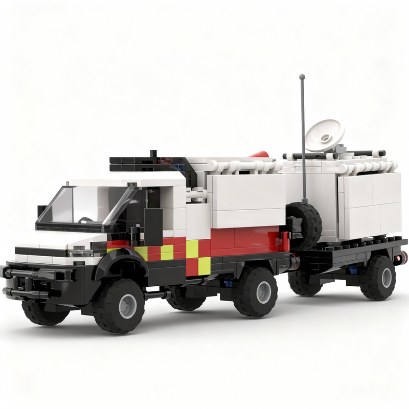 Home Decor On Wheels - 501 Peças MOC Modelo Criativo Unidade