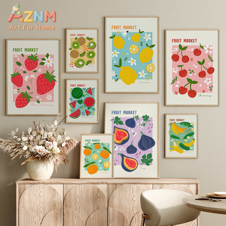 Home Decor Market - Quadro Decorativo em Tela AZNM: Ilustração