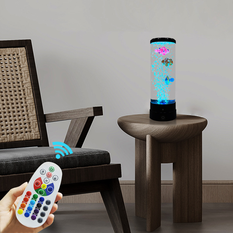 Peixe de Bolhas LED Multicolor - Home Decor Simulator avaliação e preço