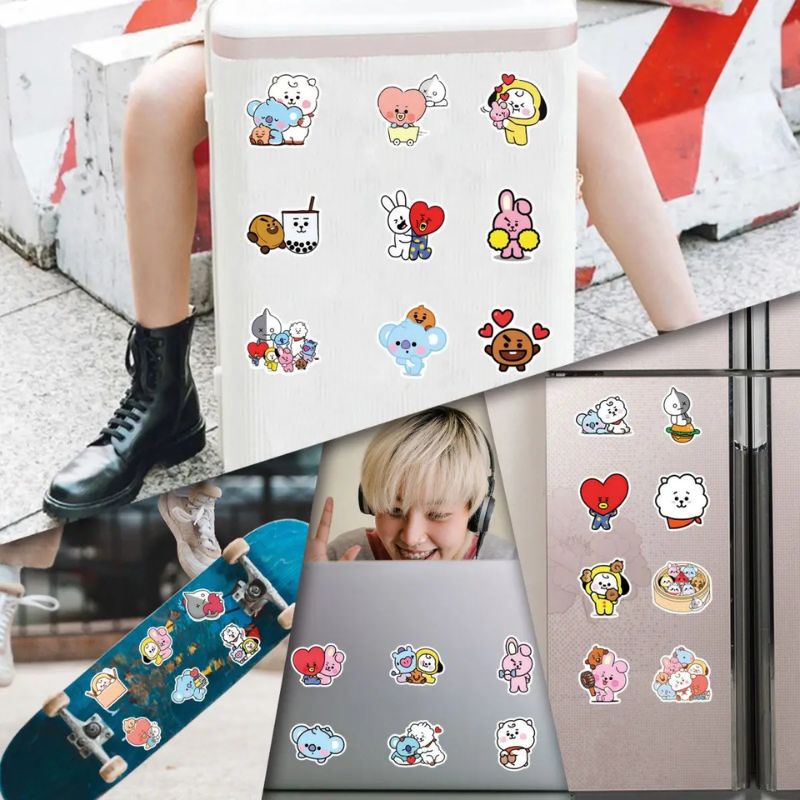 Adesivos BT 2 1 Chimmy Cooky K - Home Decor Tv avaliação e preço