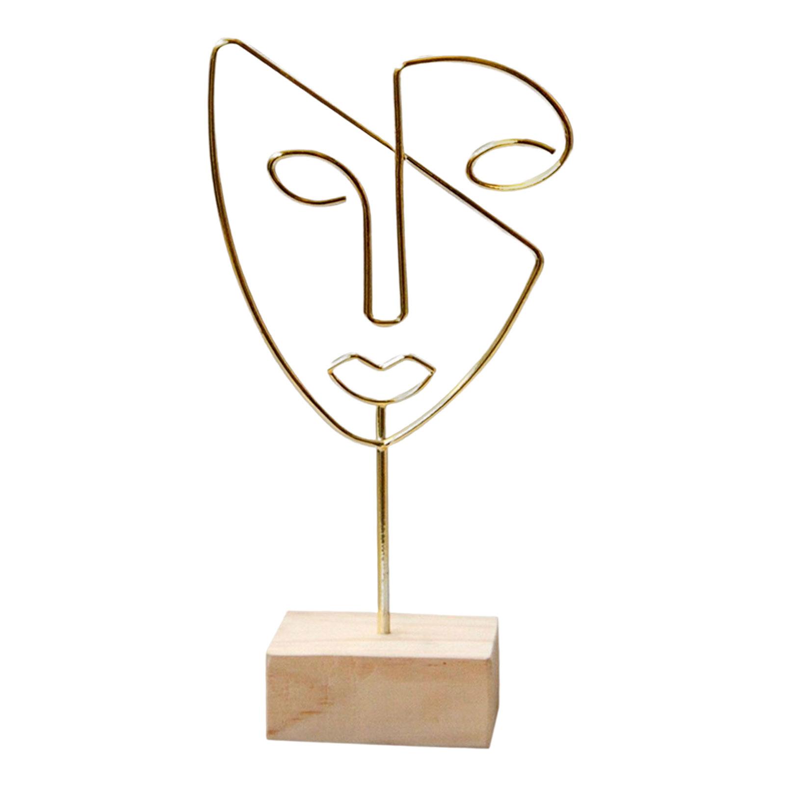 Escultura Abstrata de Rosto De - Abstract Sculpture Resin avaliação e preço