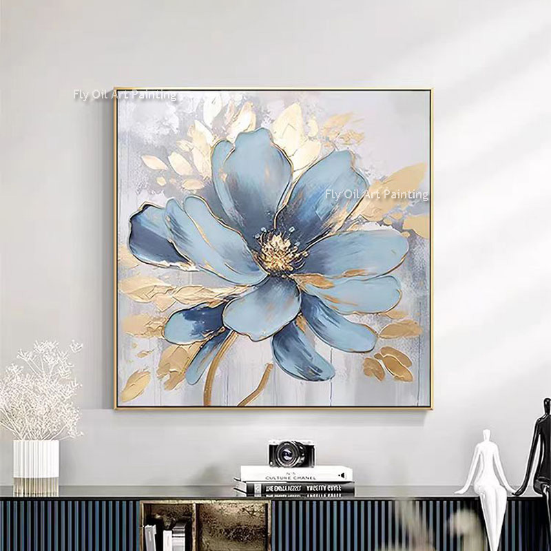 Pintura a Óleo de Papoulas Esp - Home Decor Color Palettes avaliação e preço
