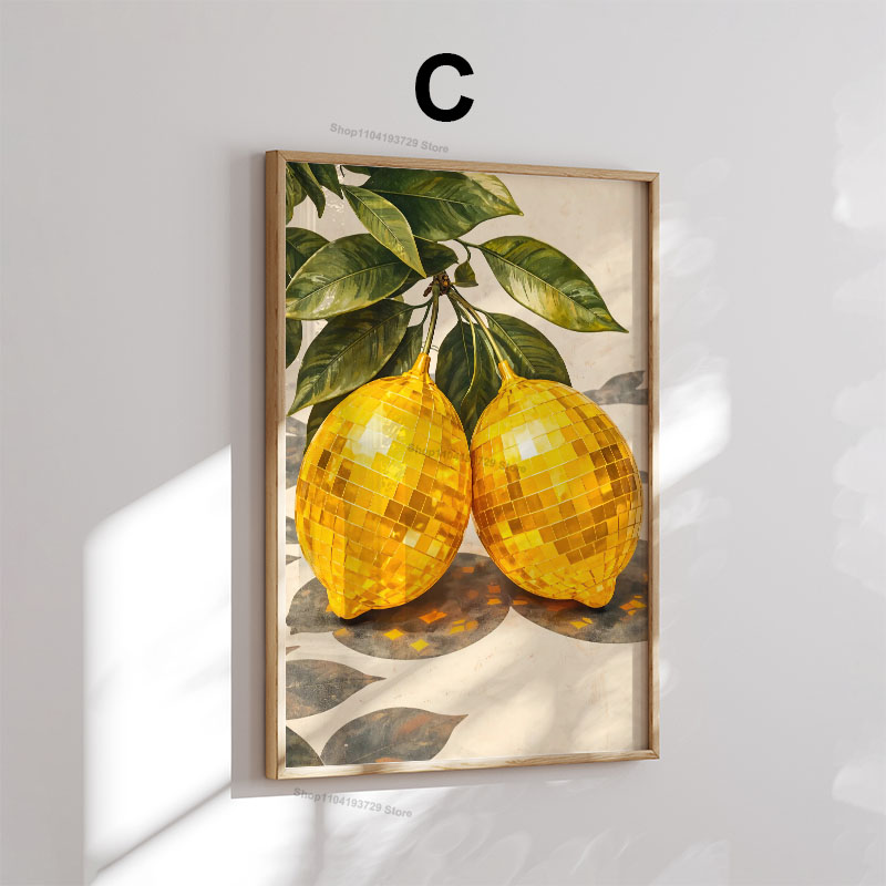 Pôster Criativo em Lona com Te - Home Decor Orange avaliação e preço