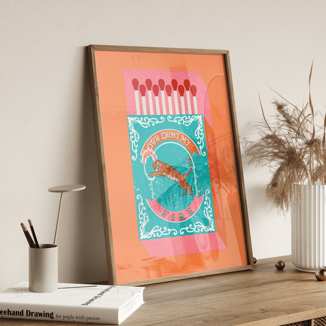 Você acende meu fogo laranja c - Home Decor Orange avaliação e preço