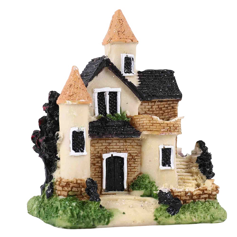Mini Casa de Resina Fofa, Mini - Home Decor Garden avaliação e preço