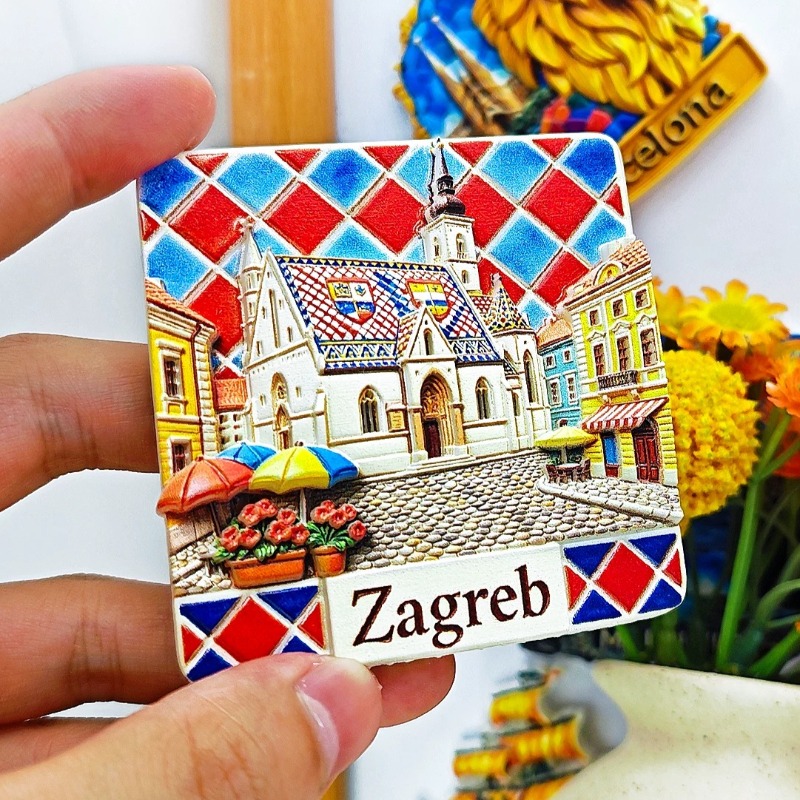 Ímãs de geladeira da Croácia,  - Home Decor Zagreb avaliação e preço