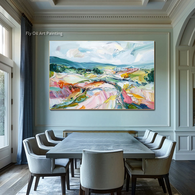 Pintura a Óleo de Paisagem Pin - Home Decor Color Palettes avaliação e preço