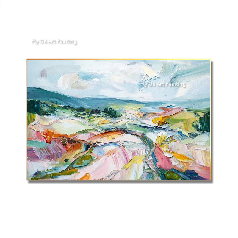 Pintura a Óleo de Paisagem Pin - Home Decor Color Palettes avaliação e preço