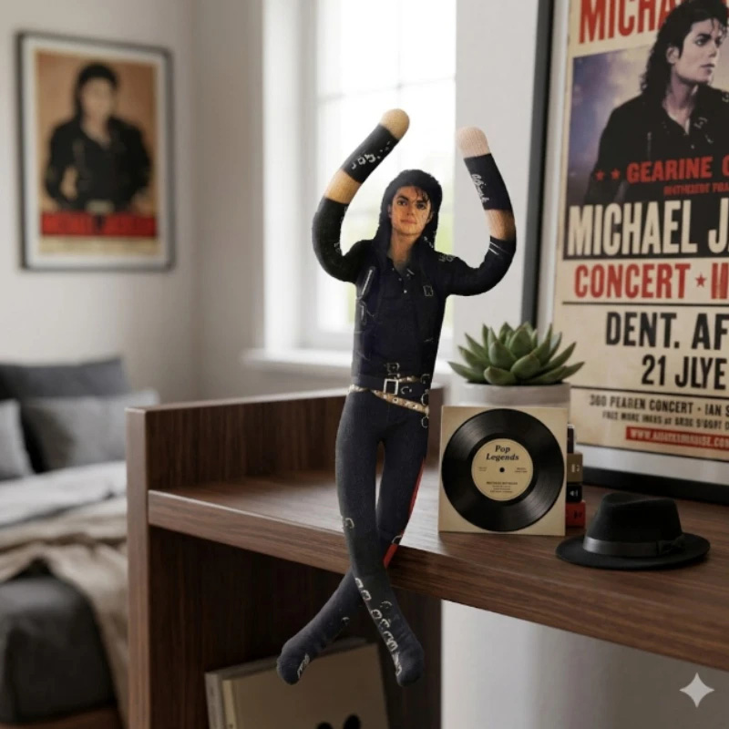 Boneco de Pelúcia Michael Jack - Home Decor Games avaliação e preço