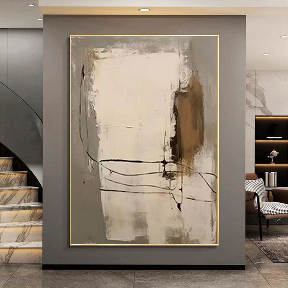 100% pintado à mão pintura a ó - Home Decor Color Palettes avaliação e preço