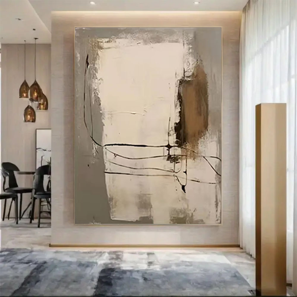 100% pintado à mão pintura a ó - Home Decor Color Palettes avaliação e preço