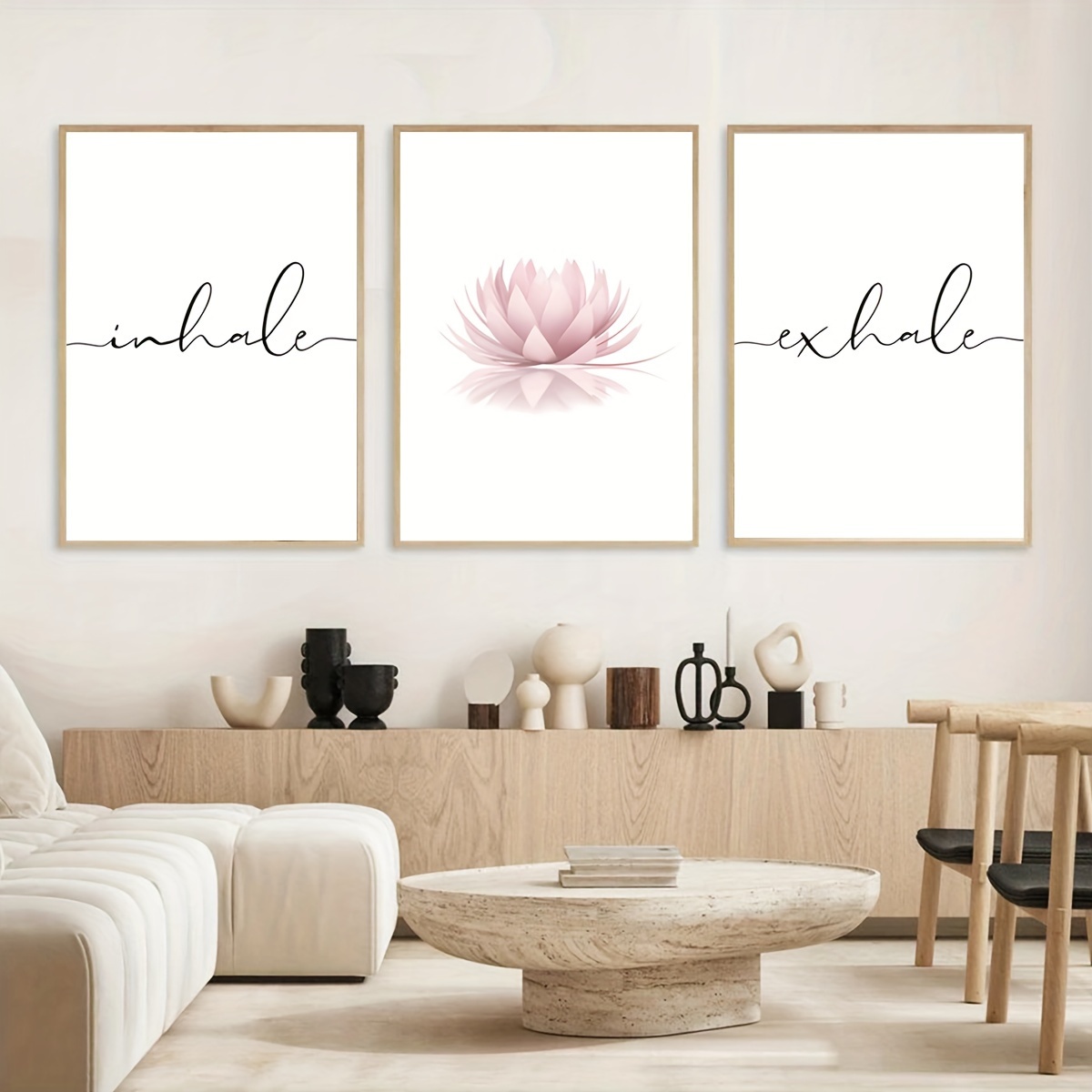 Conjunto de 3 Pôsteres Abstrat - Home Decor Zen avaliação e preço