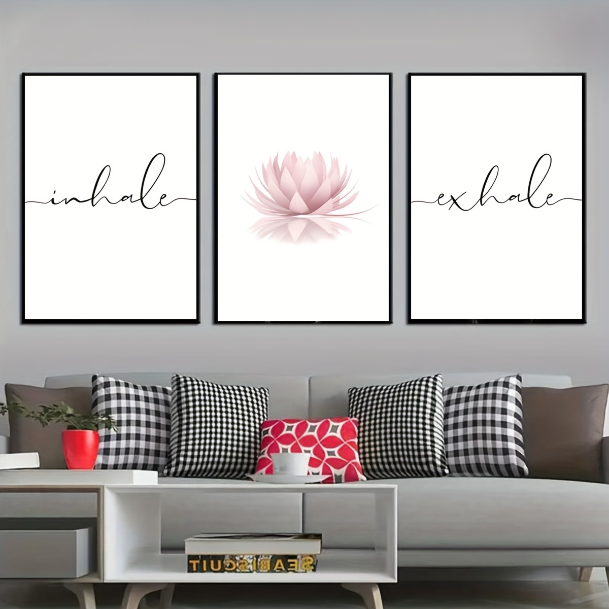 Conjunto de 3 Pôsteres Abstrat - Home Decor Zen avaliação e preço