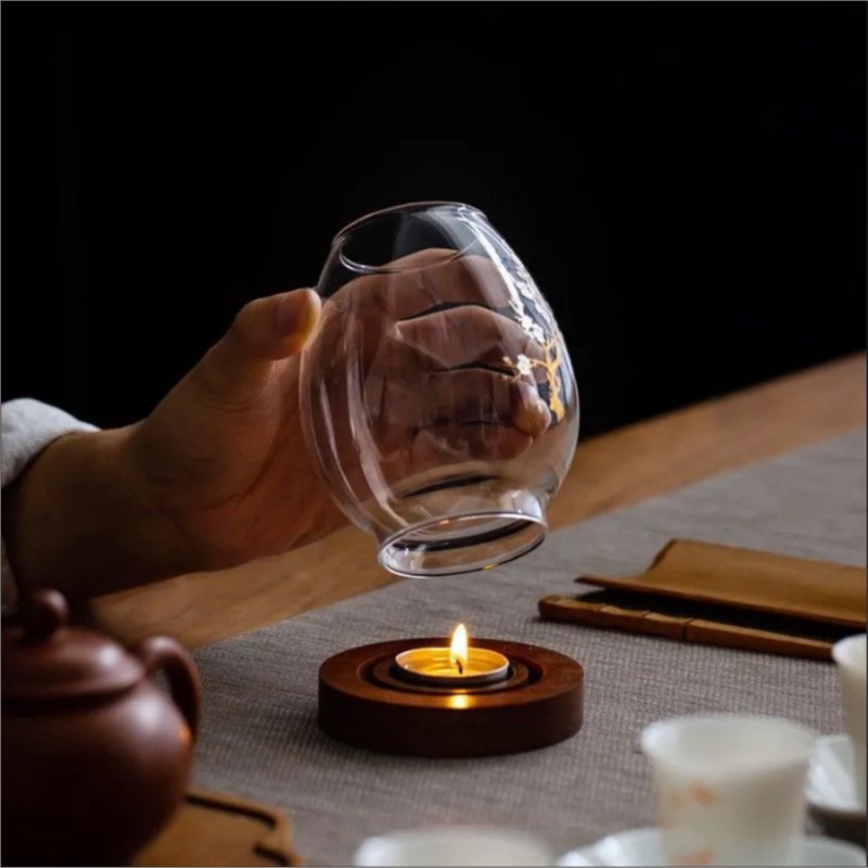 Suporte de vela de vidro trans - Home Decor Zen avaliação e preço