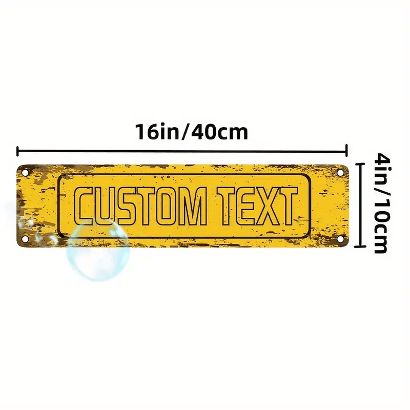 Placa de Metal Vintage Persona - Home Decor Garden avaliação e preço