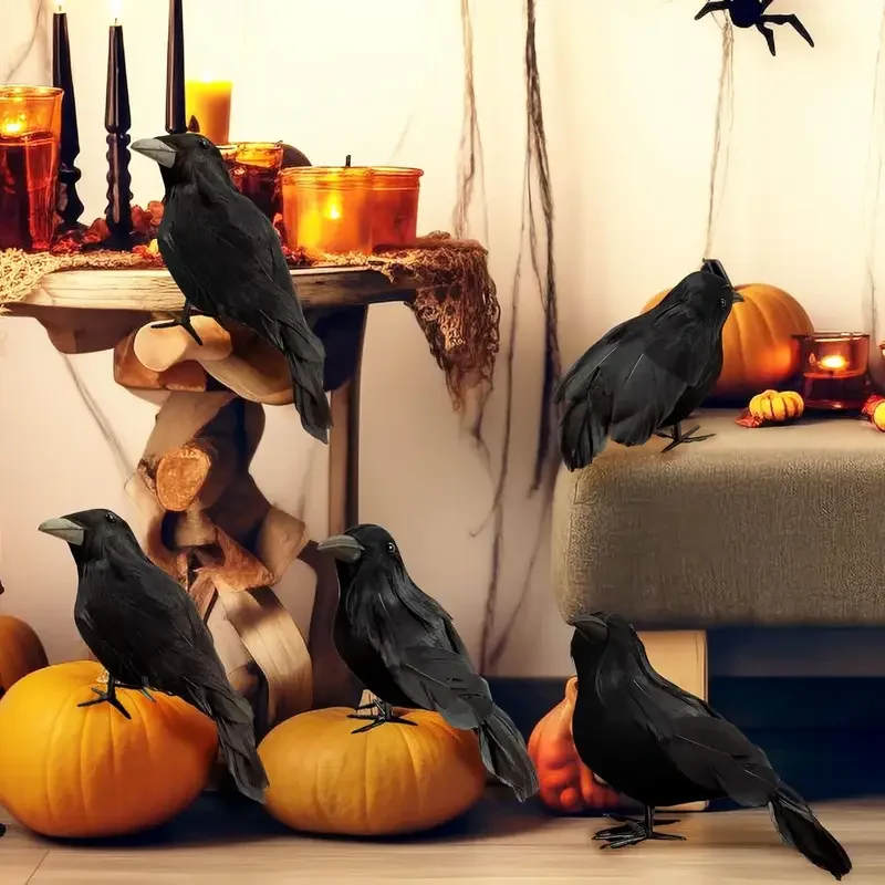 1 Peça Corvo Preto Decoração d - Home Decor Garden avaliação e preço
