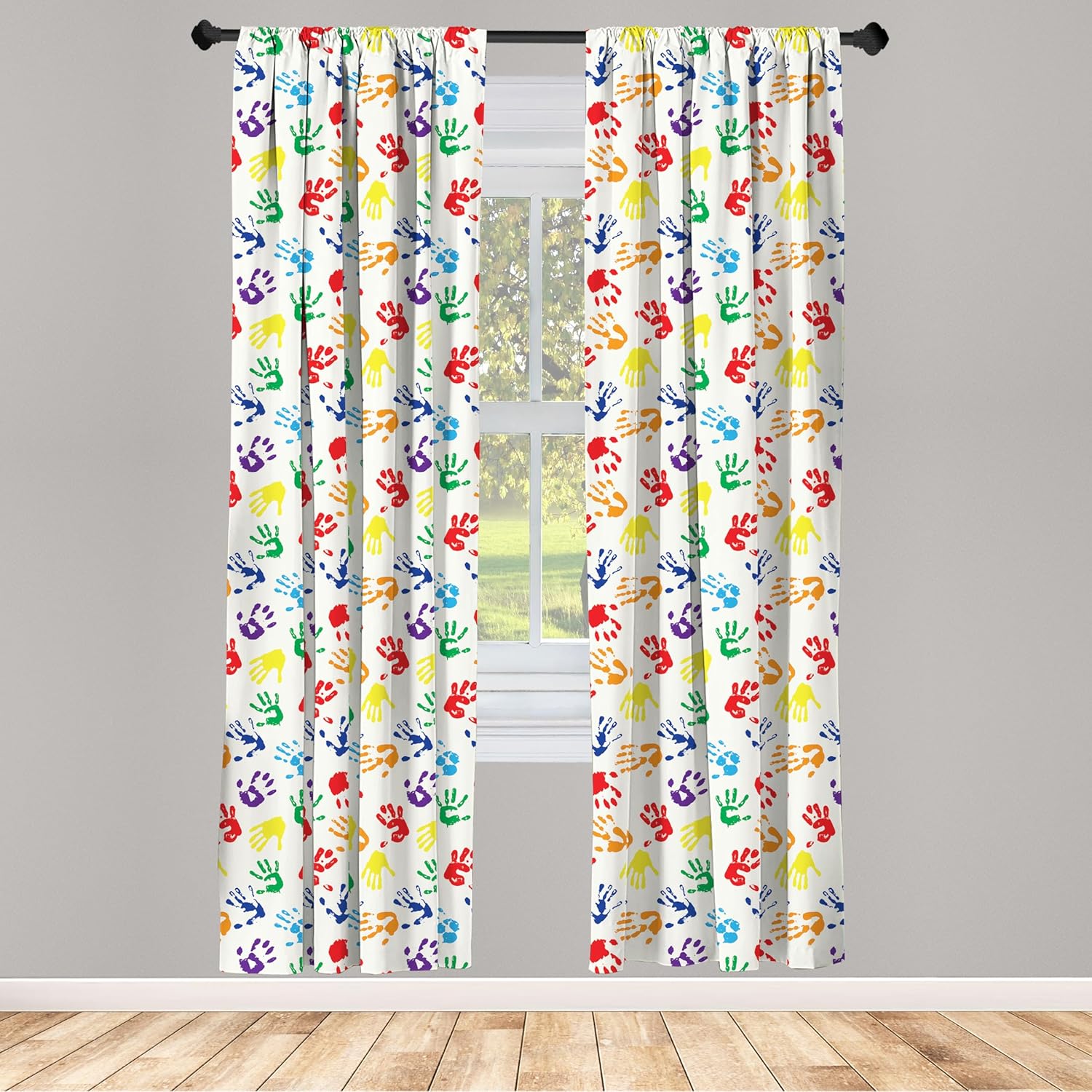 Cortinas coloridas com estampa - Home Decor Color Palettes avaliação e preço