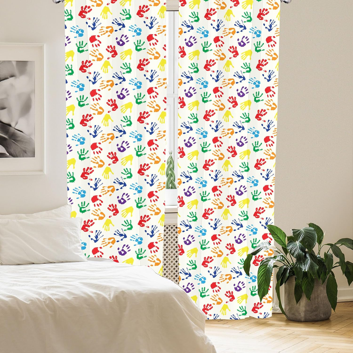 Cortinas coloridas com estampa - Home Decor Color Palettes avaliação e preço