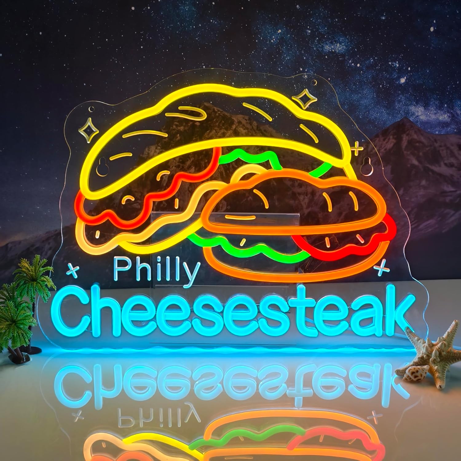 Letreiro Neon Philly Cheeseste - Home Decor Market avaliação e preço