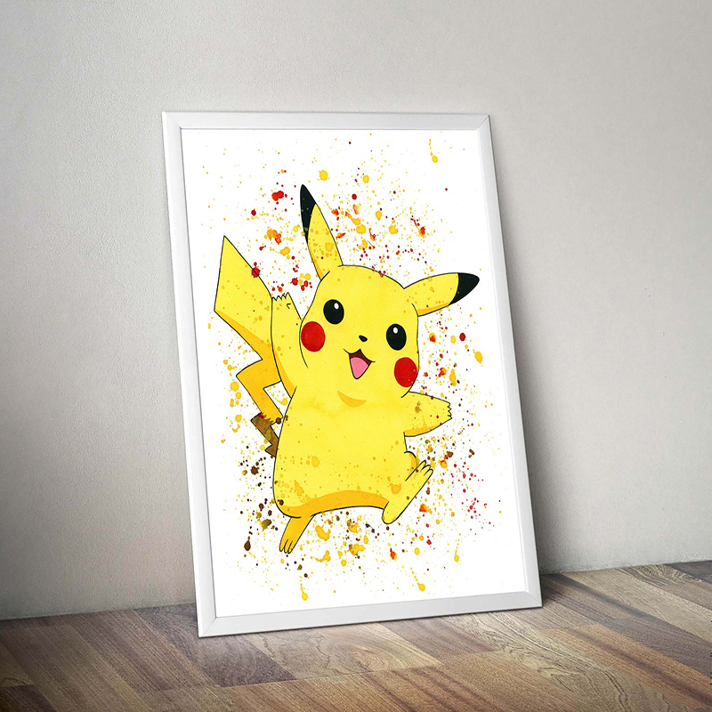 Pokemon anime quadrinhos pintu - Home Decor Scrap avaliação e preço