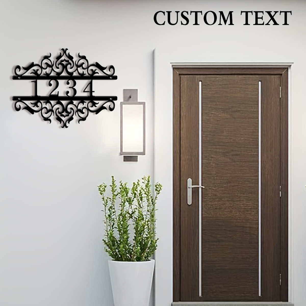 1 Peça Placa de Metal Personal - Home Decor Garden avaliação e preço