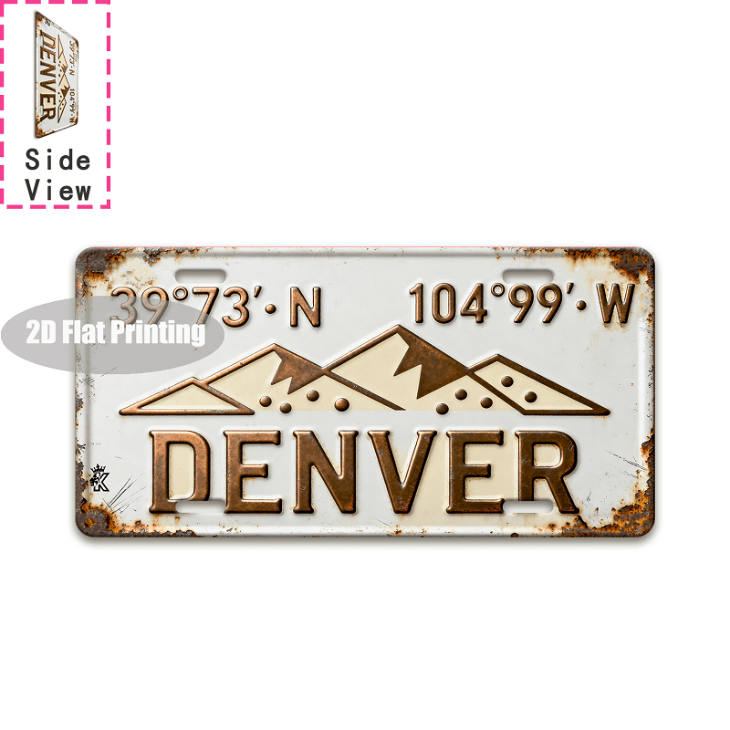 Placa de Metal Vintage com Núm - Home Decor Location avaliação e preço