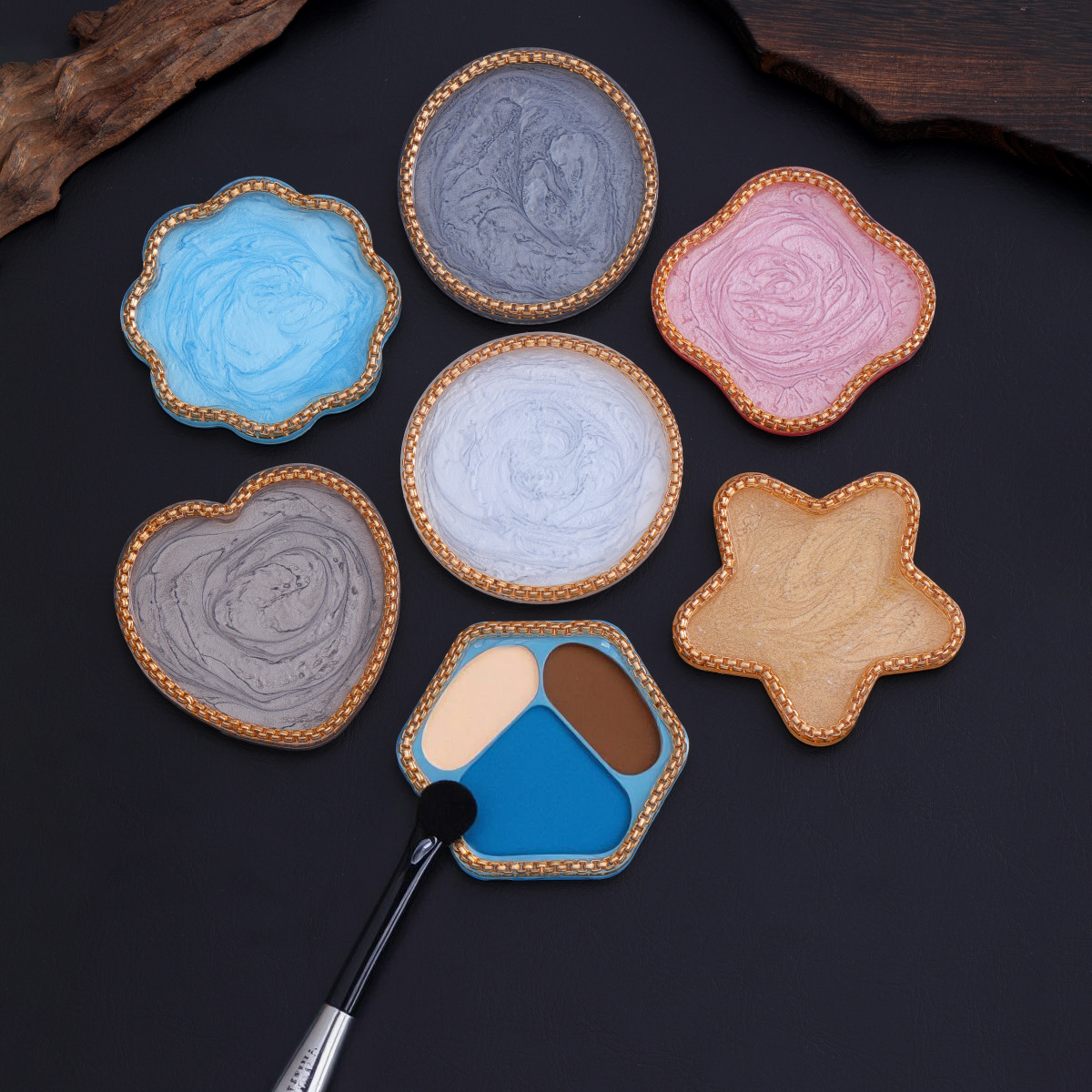 Paleta de Cores em Resina Ágat - Home Decor Color Palettes avaliação e preço