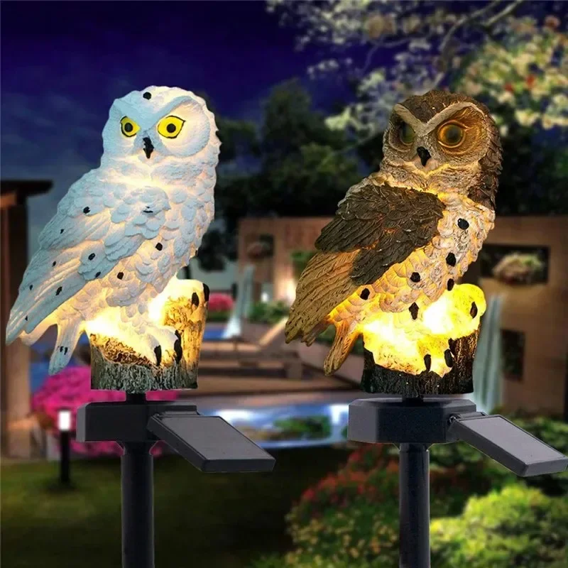 Estátua de Coruja Solar com Lu - Home Decor Garden avaliação e preço