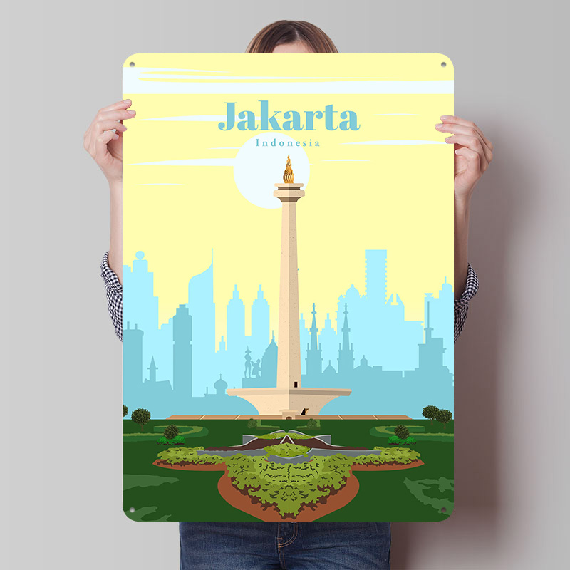 Pôster de Viagem a Jacarta, Ar - Home Decor Jakarta avaliação e preço