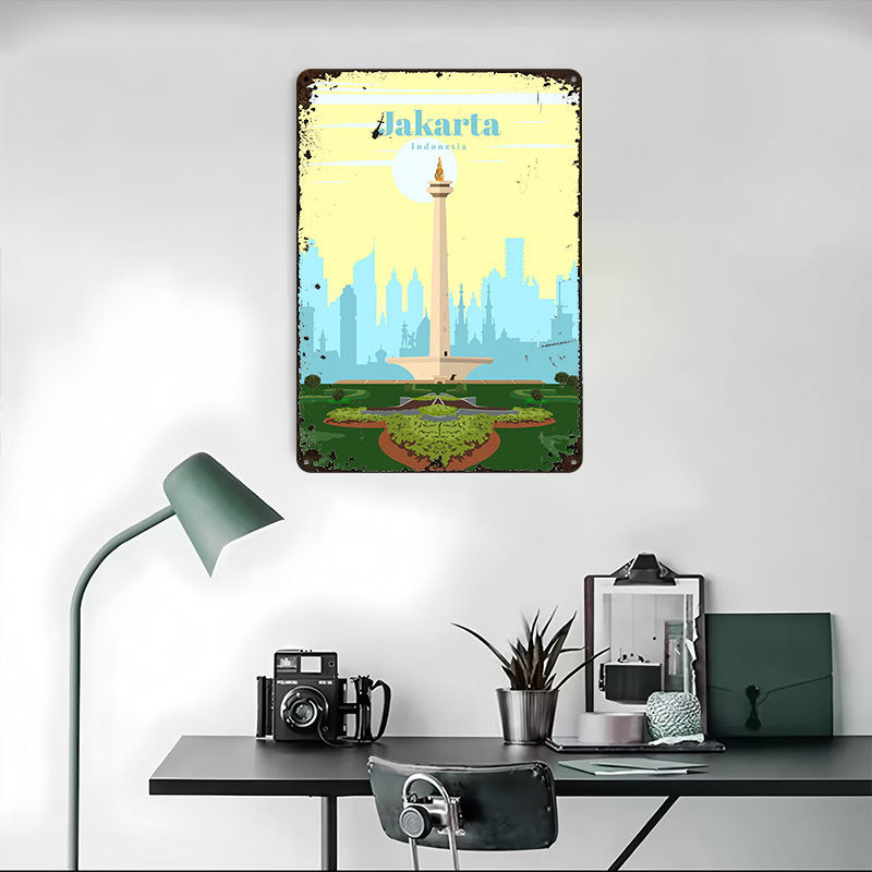 Pôster de Viagem a Jacarta, Ar - Home Decor Jakarta avaliação e preço
