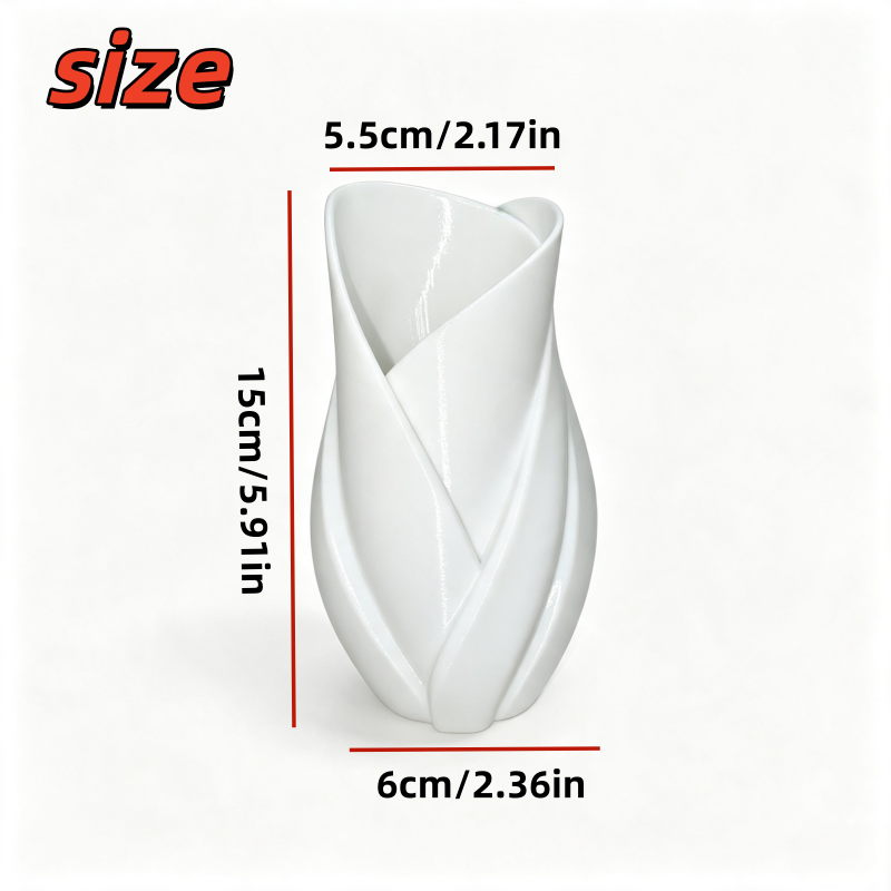 Vaso Pequeno Branco Fosco em F - Home Decor Location avaliação e preço