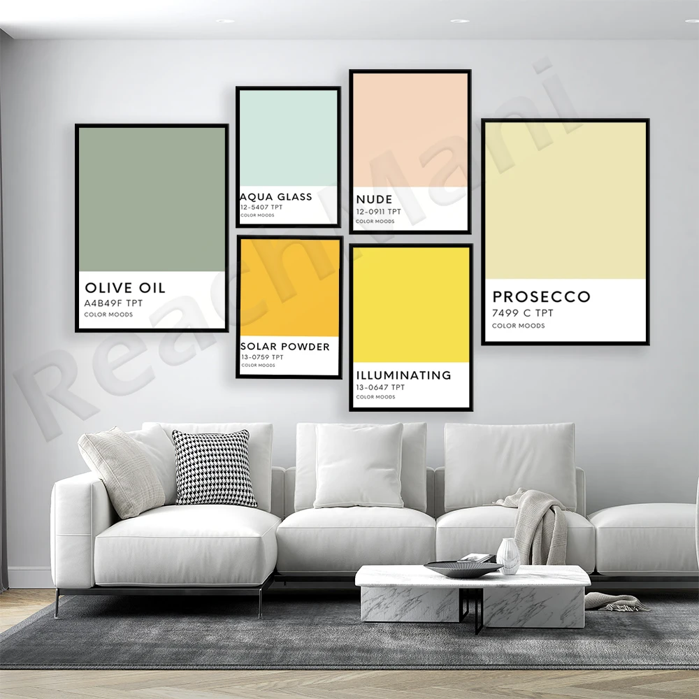 Impressão em cores da paleta S - Home Decor Color Palettes avaliação e preço