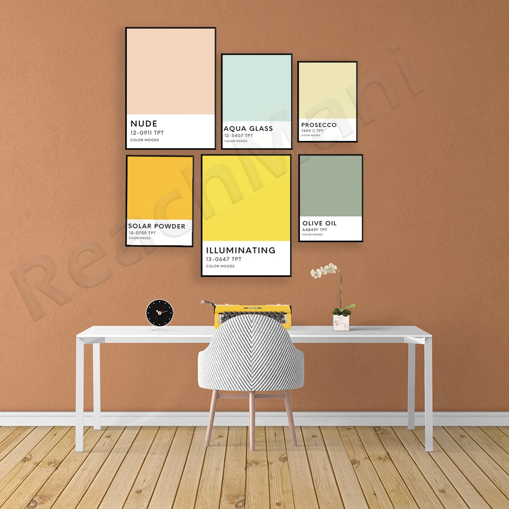 Impressão em cores da paleta S - Home Decor Color Palettes avaliação e preço