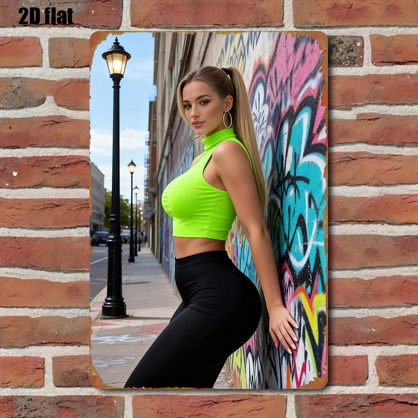 Placa de Metal Vintage 2D, Art - Home Decor Games avaliação e preço