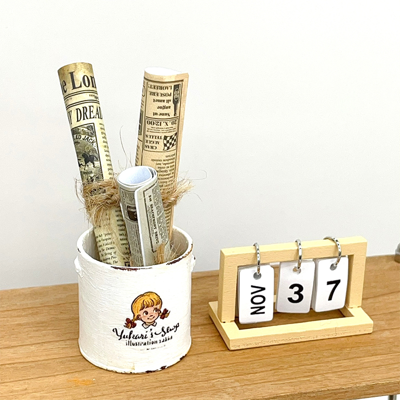 Dollhouse Miniature Kraft Pape - Home Decor Scrap avaliação e preço